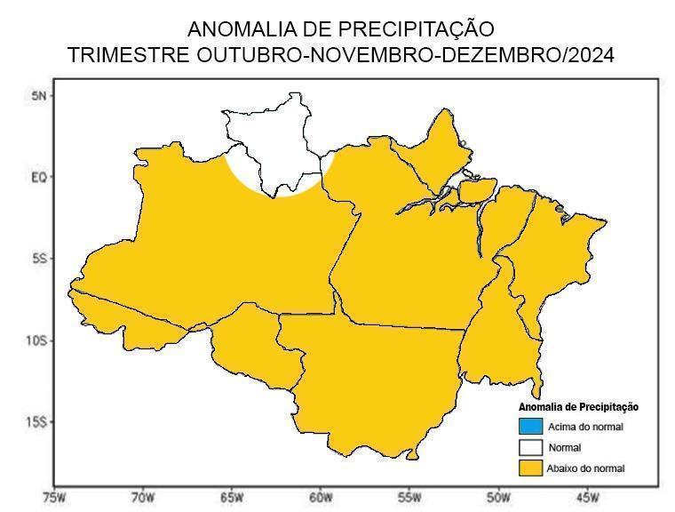 anomalias de precipitação